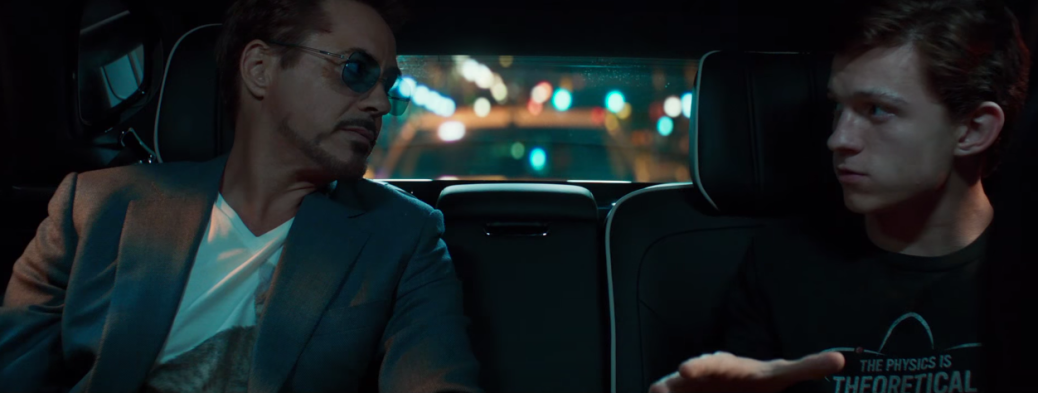 Spiderman and Tony