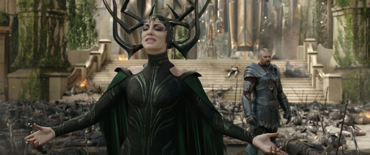 Cate Blanchett as Hela in Thor Ragnarok