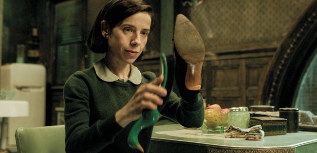 The Shape of Water, Sally Hawkins Guillermo del Toro