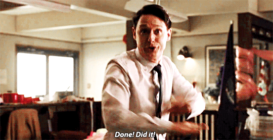 Dirk Gently, Samuel Barnett, Gif, Did it