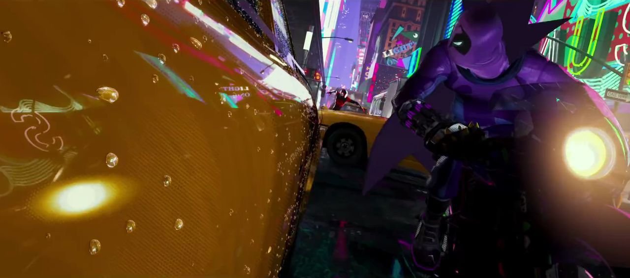 Spiderverse - cab chase