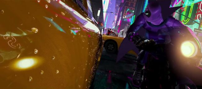 Spiderverse - cab chase