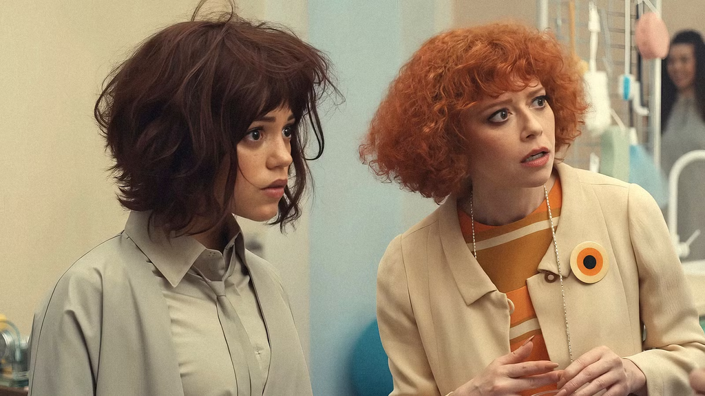 Jenna Ortega and Natasha Lyonne in Klara and the Sun